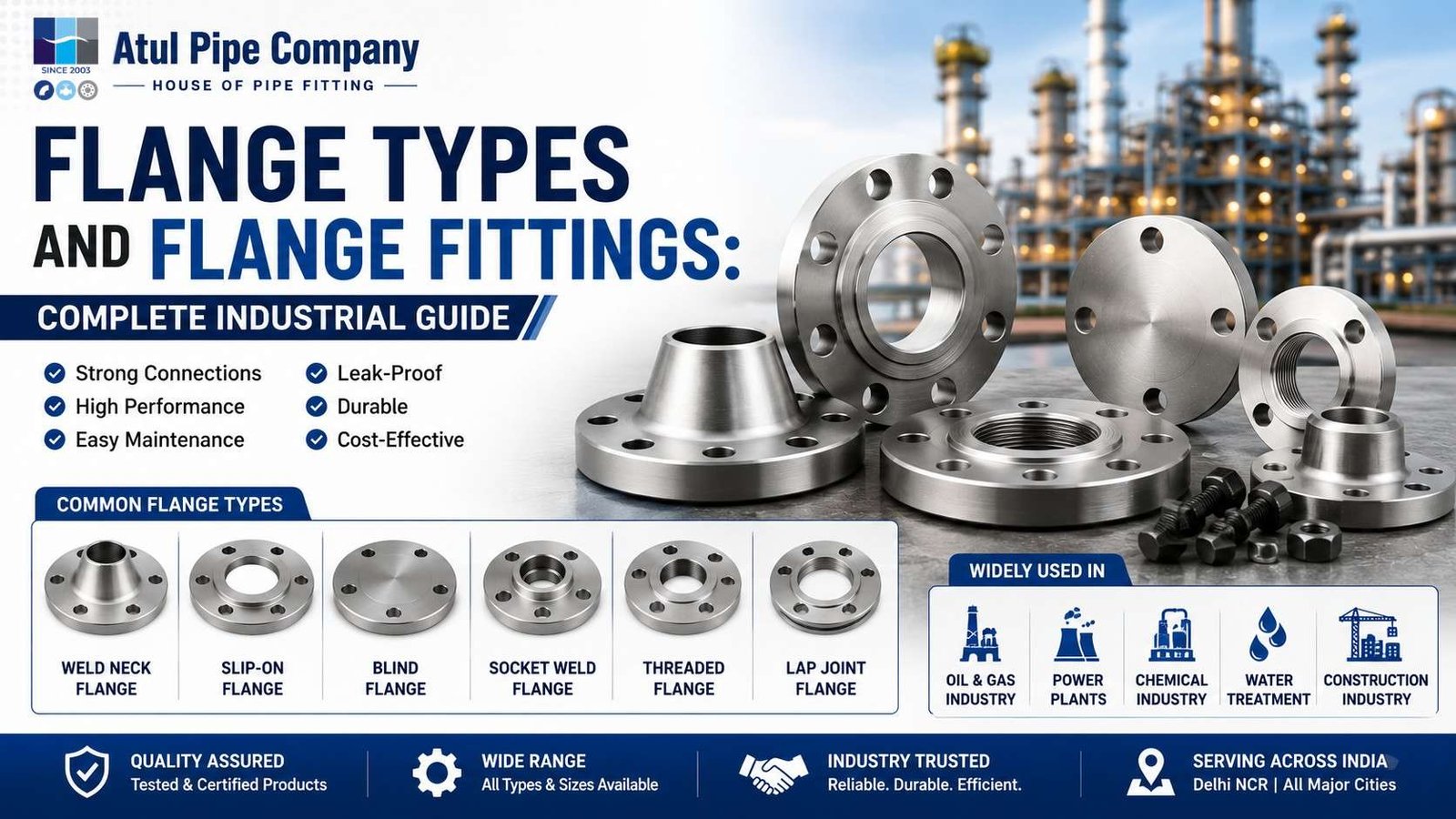 Flange Types and Flange Fittings: Complete Industrial Guide