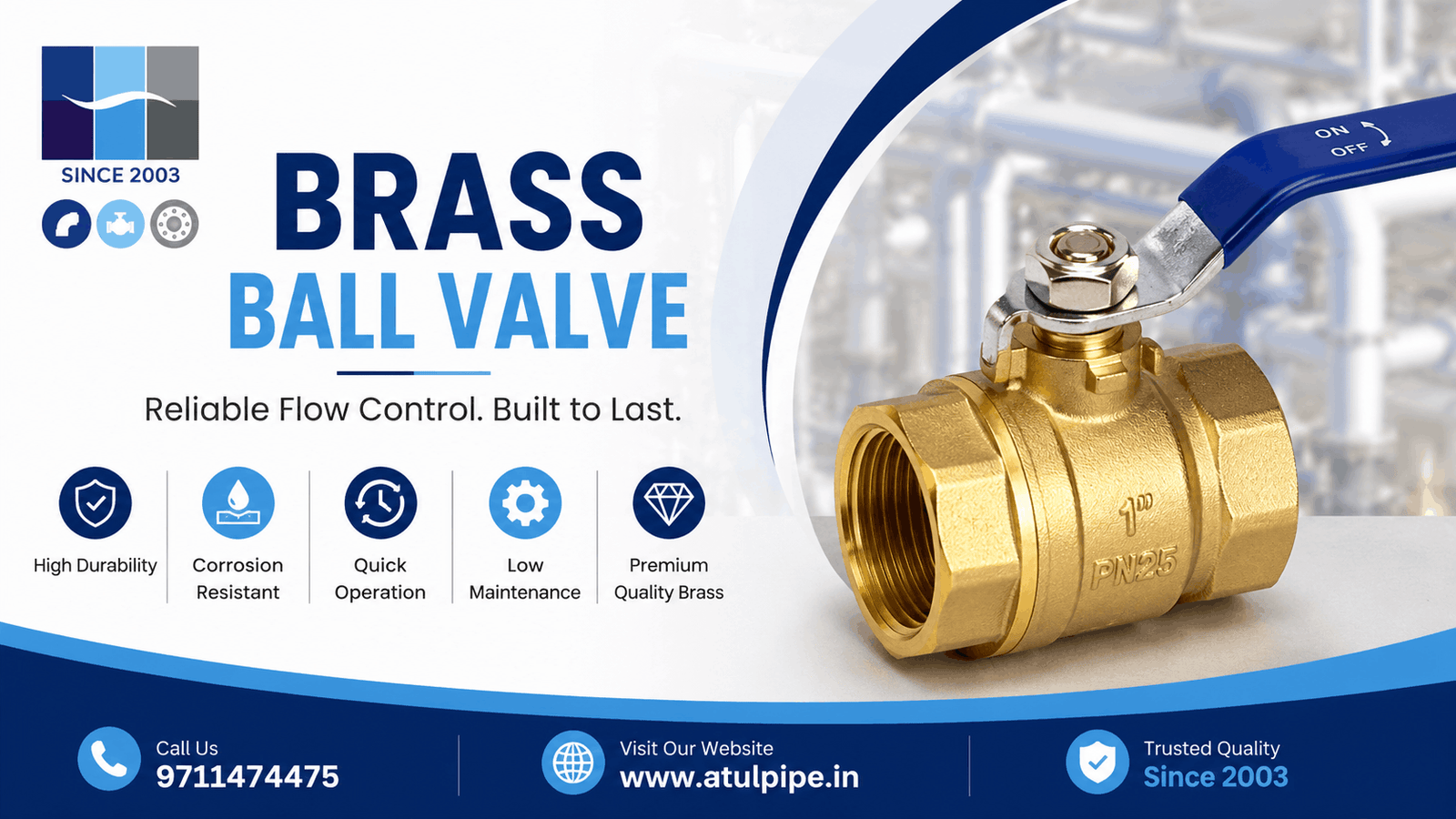 Brass Ball Valve: Complete Guide to Types, Working, Benefits, Uses, and Selection
