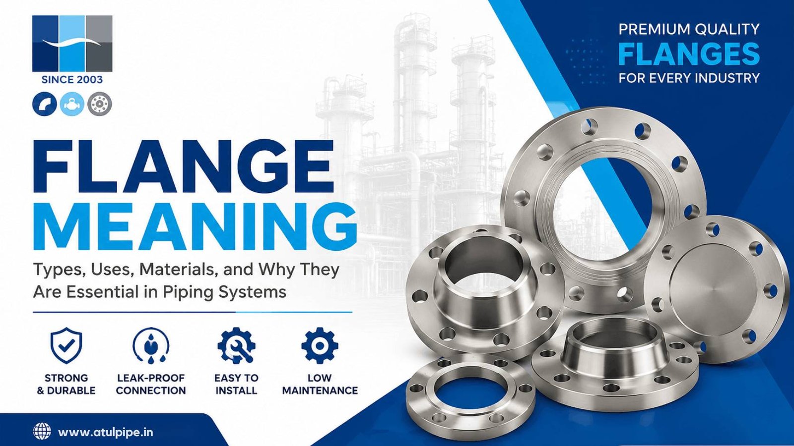 Flange Meaning: Types, Uses, Materials, and Why They Are Essential in Piping Systems