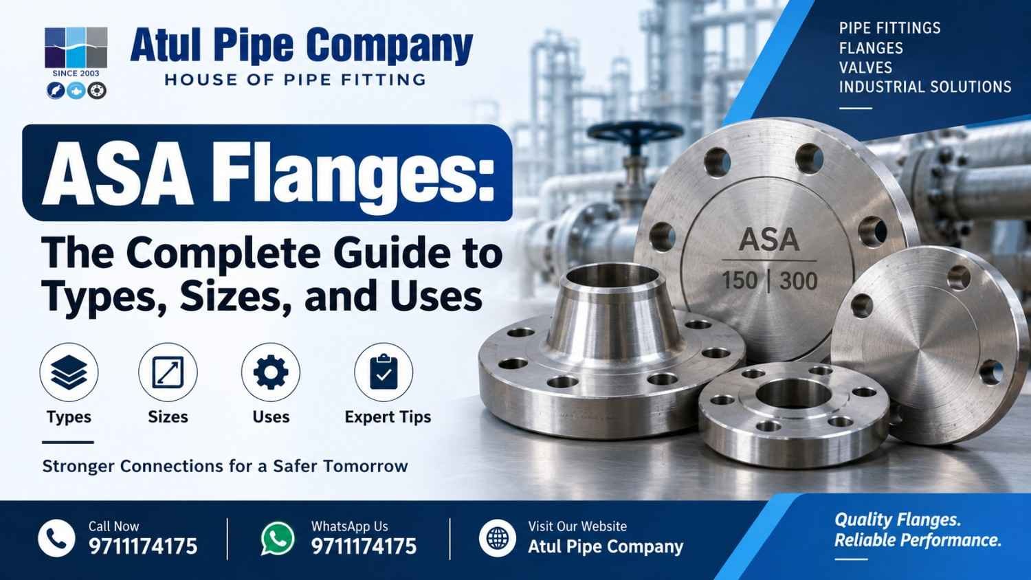 ASA Flanges: The Complete Guide to Types, Sizes, and Uses